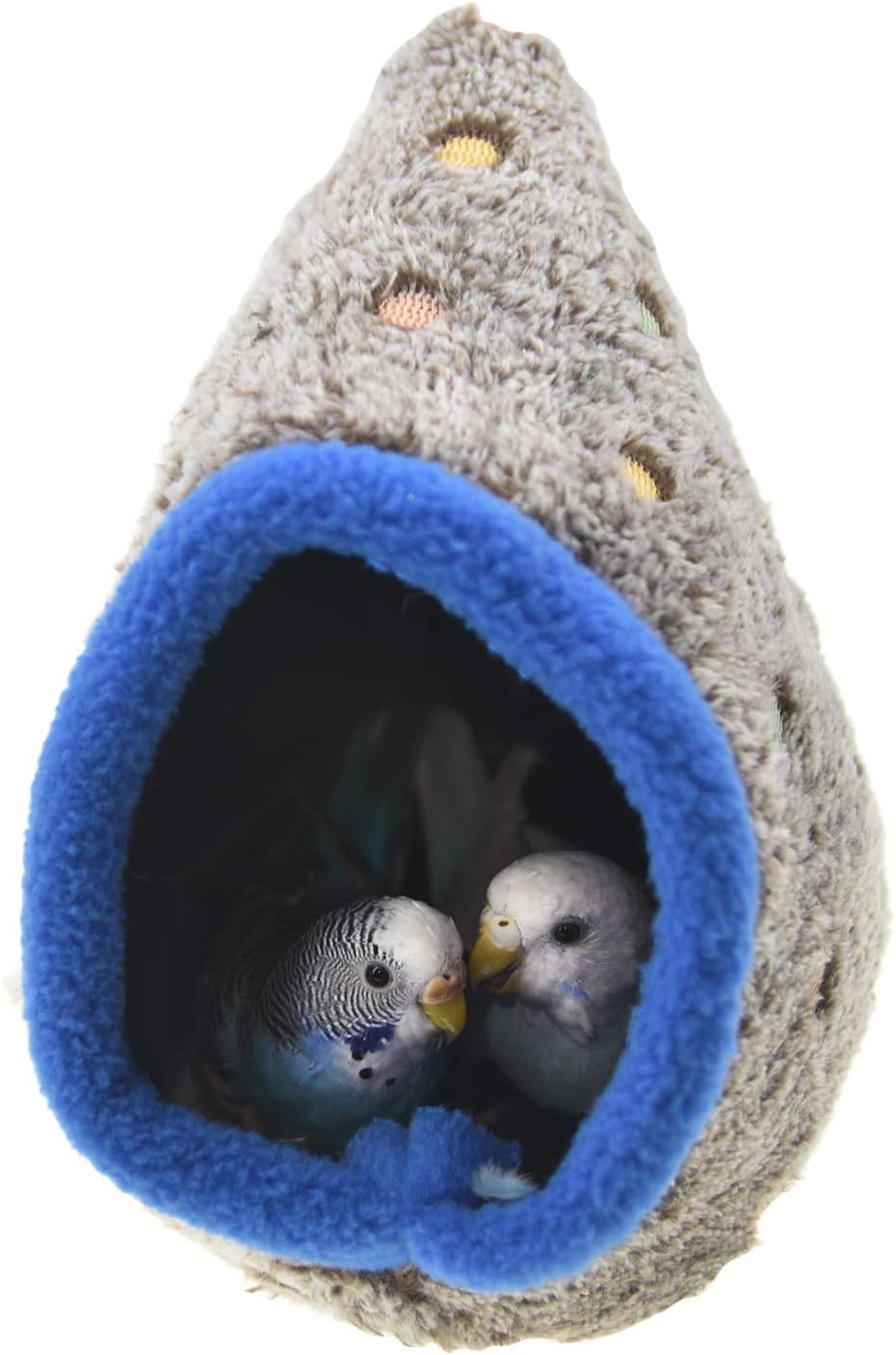 6.2-inch Hanging Bird Nest – Soft Fleece, Warm & Comfortable for Small Birds