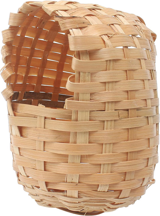 Hand-Woven Bird Nest – Natural Eco-Friendly Straw House for Small Birds